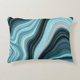 Aqua Drift Decorative Cushion