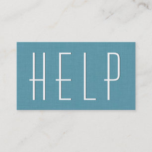 Aqua ERRAND RUNNING Simple Style V63G Business Card