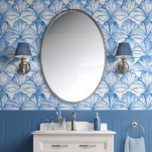 Aqua Fan Breeze - Blue, White - Coastal