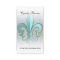 Aqua Fleur de Lis Business Card