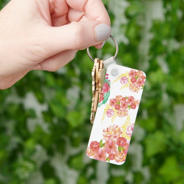 Aqua fleur key ring (Hand)