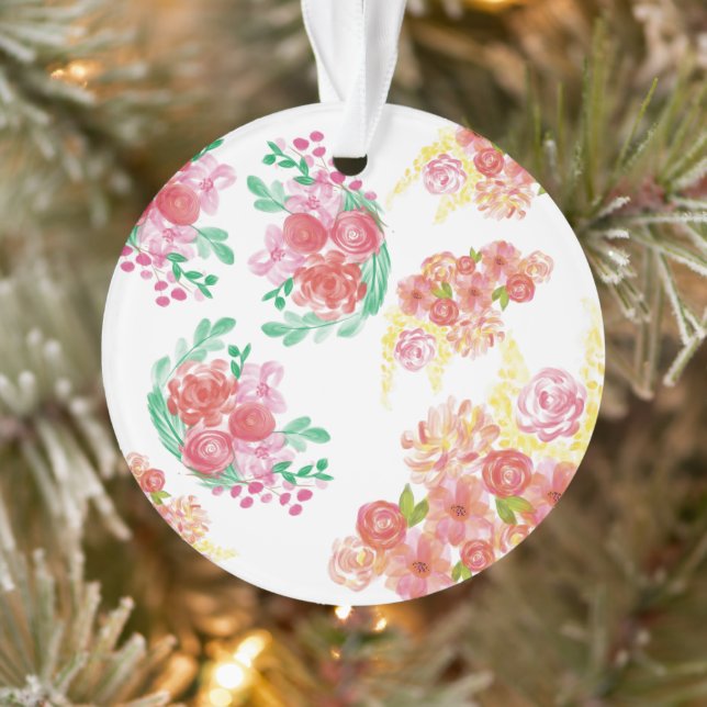 Aqua fleur ornament (Tree)