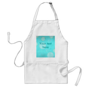 Aqua Floating circles and bubbles, aprons