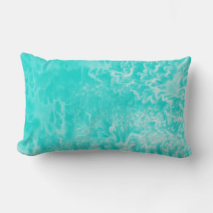 'Aqua Foam' Abstract Lumbar Cushion
