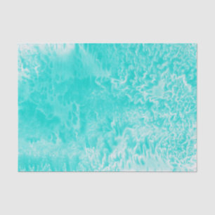 'Aqua Foam' Abstract Tissue Paper