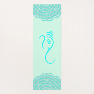 Aqua Ganesha and Mandalas Yoga Mat