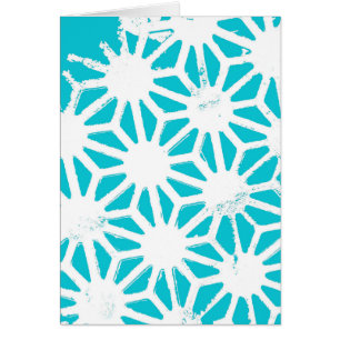 Aqua geometric pattern