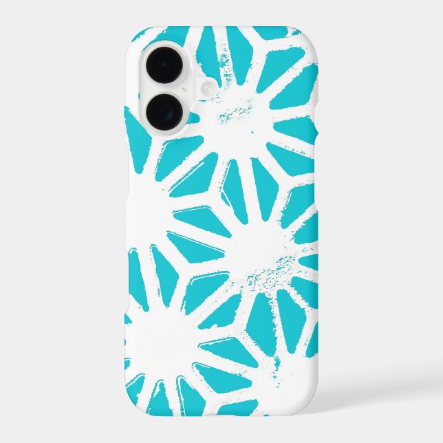 Aqua geometric pattern (Back)