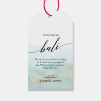 Aqua Gold Beach Welcome to Bali Wedding