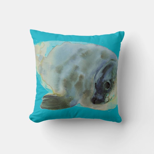 Aqua Green Cushion (Front)