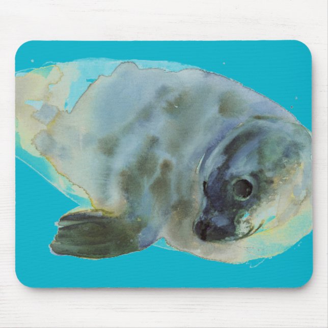 Aqua Green Mouse Pad (Front)