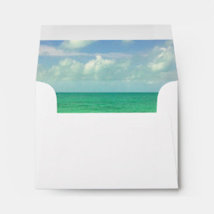 Aqua Green Ocean Turks and Caicos Photo Envelopes