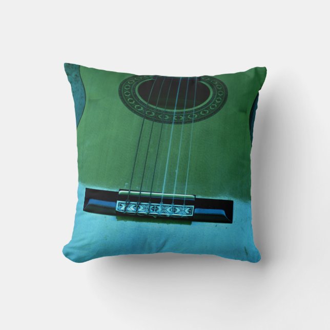 Aqua Guitar Cushion (Front)