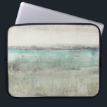 Aqua Horizon Laptop Sleeve<br><div class="desc">Aqua Horizon II by Tim OToole. Design that evokes the view of the horizon,  with teal and beige colouring.</div>