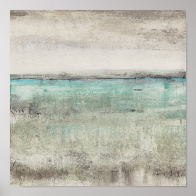 Aqua Horizon Poster (Front)