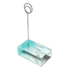 Aqua Hummingbird Watercolor Wedding