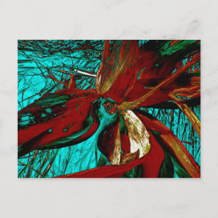 Aqua Husk Postcard
