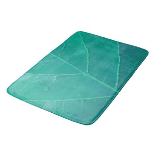 Aqua Leaf Bath Mat