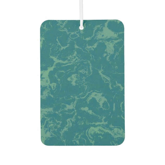 Aqua marble car air freshener (Front)