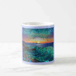 Aqua Mirage Seascape  Coffee Mug