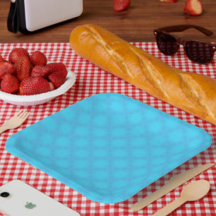 Aqua Mist by Kenneth Yoncich Paper Plate