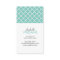 Aqua Moroccan Quatrefoil Pattern