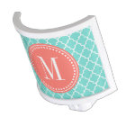 Aqua Moroccan Tiles Lattice Personalised