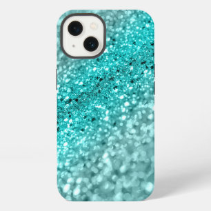 Aqua Ocean Bokeh Glitter #1 (Faux Glitter) #decor iPhone 13 Case