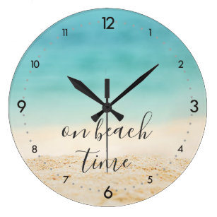 Beach Wall Clocks Zazzle Com Au