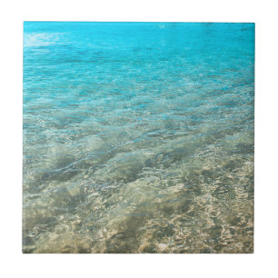 Aqua Ocean Texture Ceramic Tile