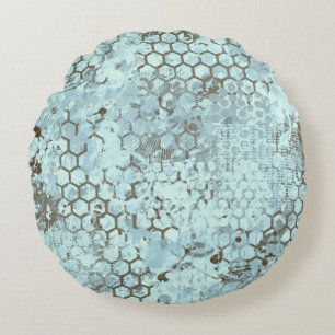 Aqua Odyssey Round Cushion