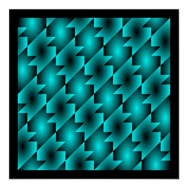 AQUA PATTERN DESIGN POSTER (Front)