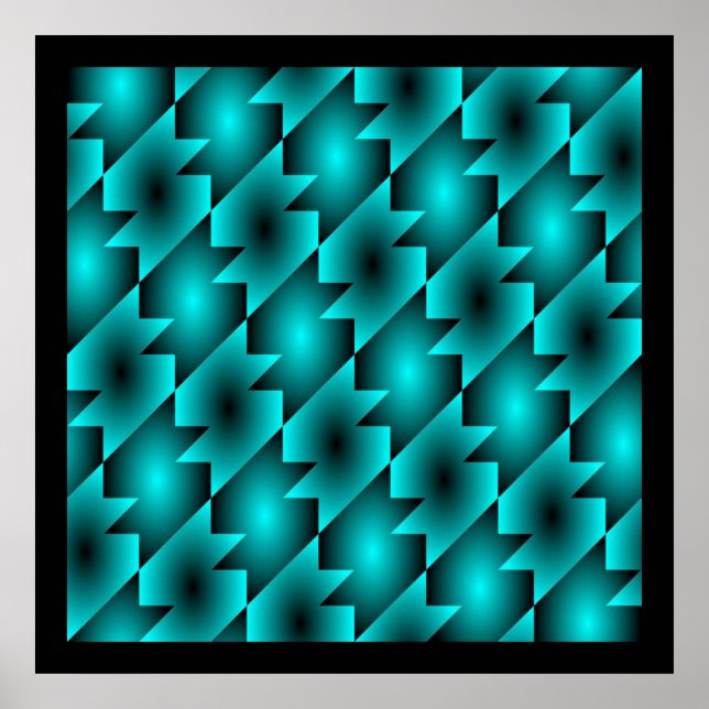 AQUA PATTERN DESIGN POSTER (Front)