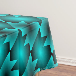 AQUA PATTERN DESIGN TABLECLOTH