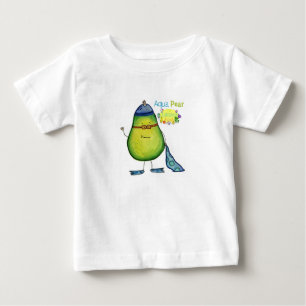 Aqua Pear, baby tee