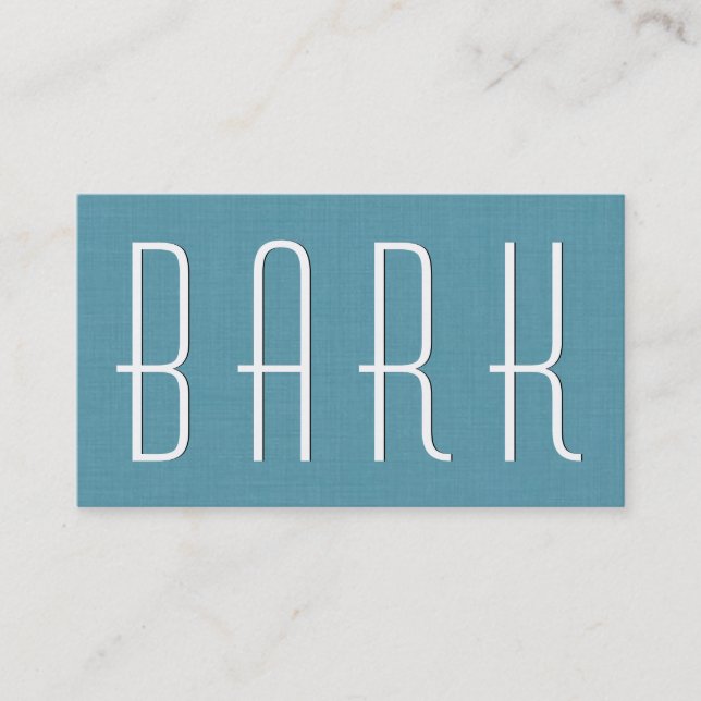 Aqua PET CARE BUSINESS Simple Style V63E Business Card (Front)