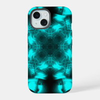 Aqua Plasma Symmetry Fractal Art