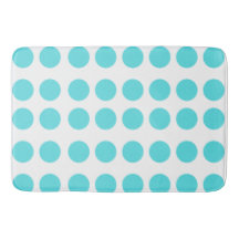 Aqua Polka Dots