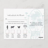 Aqua Powder Blue Mason Jar Chalkboard Wedding