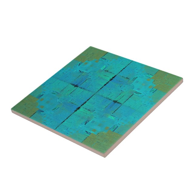 Aqua Resonance  Ceramic Tile (Side)