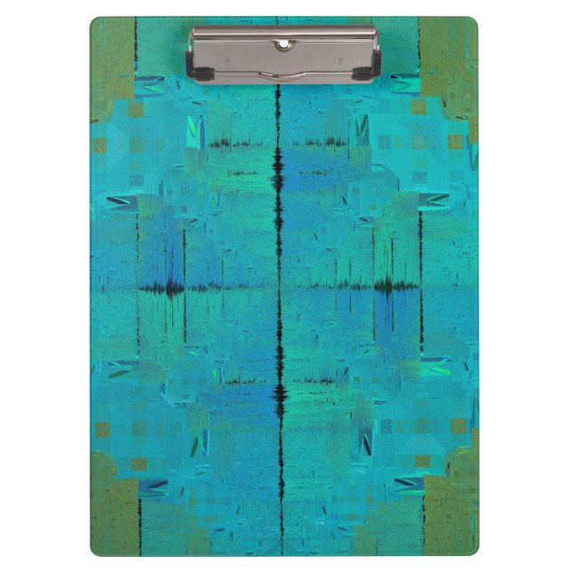 Aqua Resonance  Clipboard (Front)