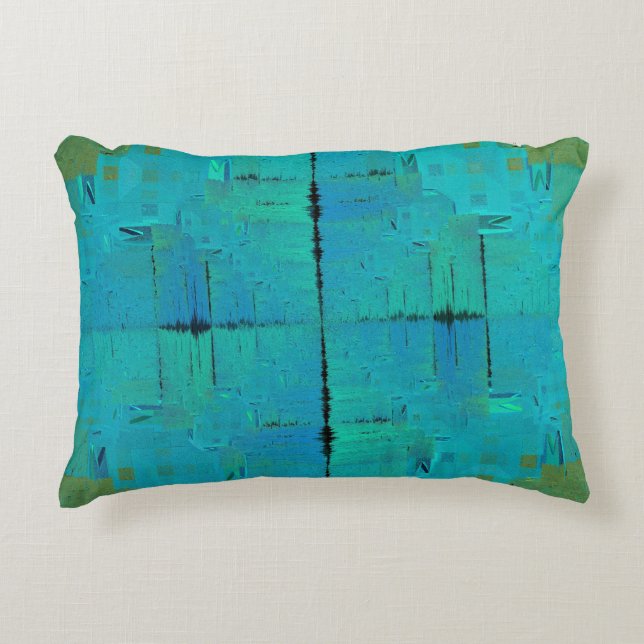 Aqua Resonance  Decorative Cushion (Front)