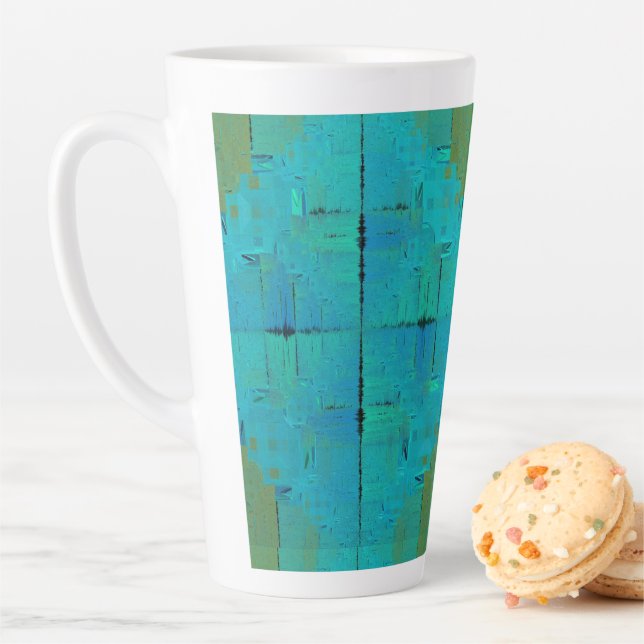 Aqua Resonance  Latte Mug (In Situ)