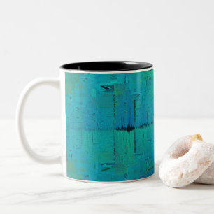 Aqua Resonance Two-Tone Coffee Mug
