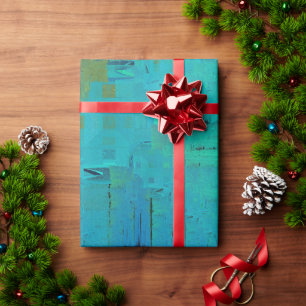 Aqua Resonance Wrapping Paper