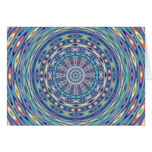 Aqua Ripples Card