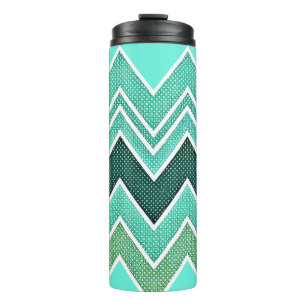 Aqua Rise Chevron Thermal Tumbler