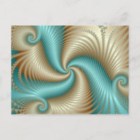 Aqua Satin - Fractal