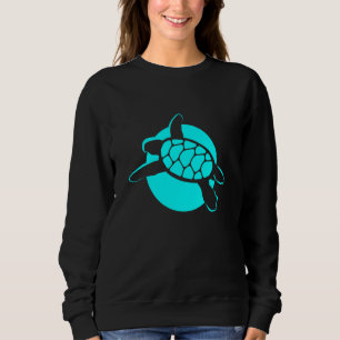Aqua Sea Turtle Sweatshirt