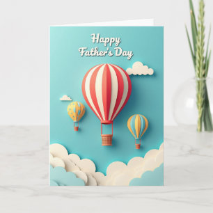 Aqua Sky Fathers Day Art Card